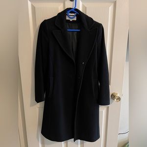 Larry Levine, size 2P, lambs wool and cashmere overcoat